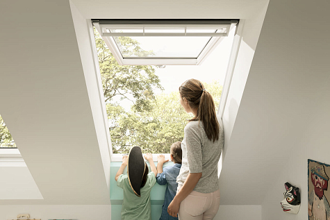 Купить Мансардное окно VELUX PREMIUM Панорамное GPL CK04 3068 55х98см ручка сверху и снизу / двухкамерное - изображение 2